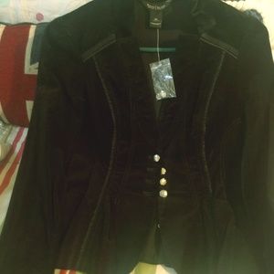 White & Black Blazer